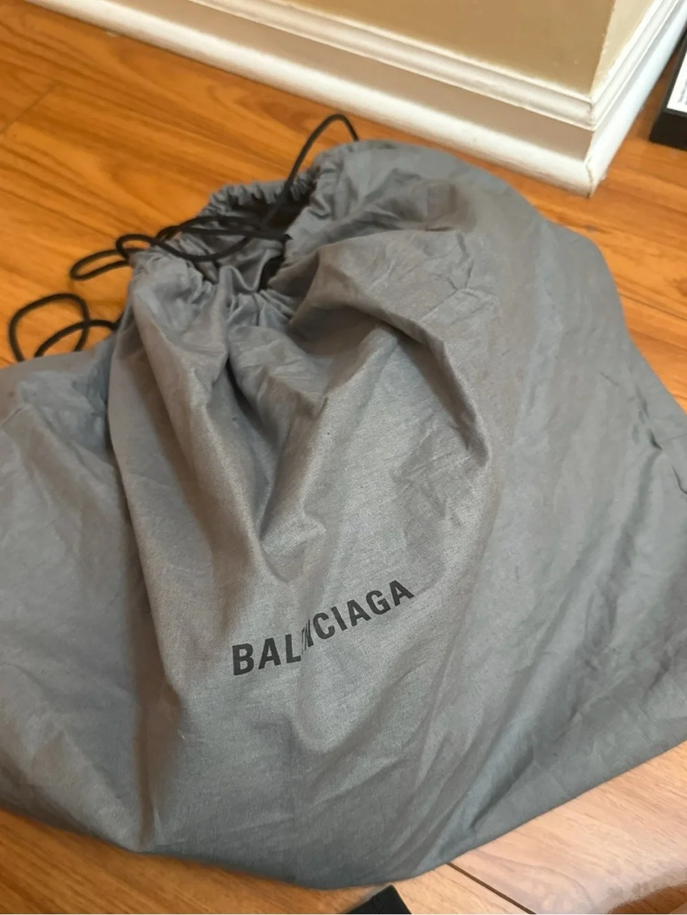 Balenciaga Canvas Tote Bag Black with Pouch + Dust Bag